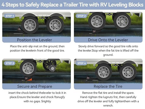 Rv Leveling Tires Off Ground