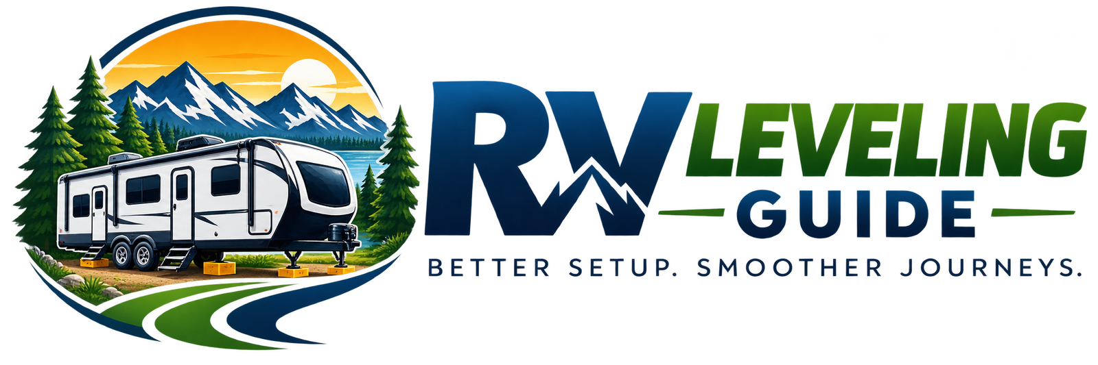 rv leveling guide logo